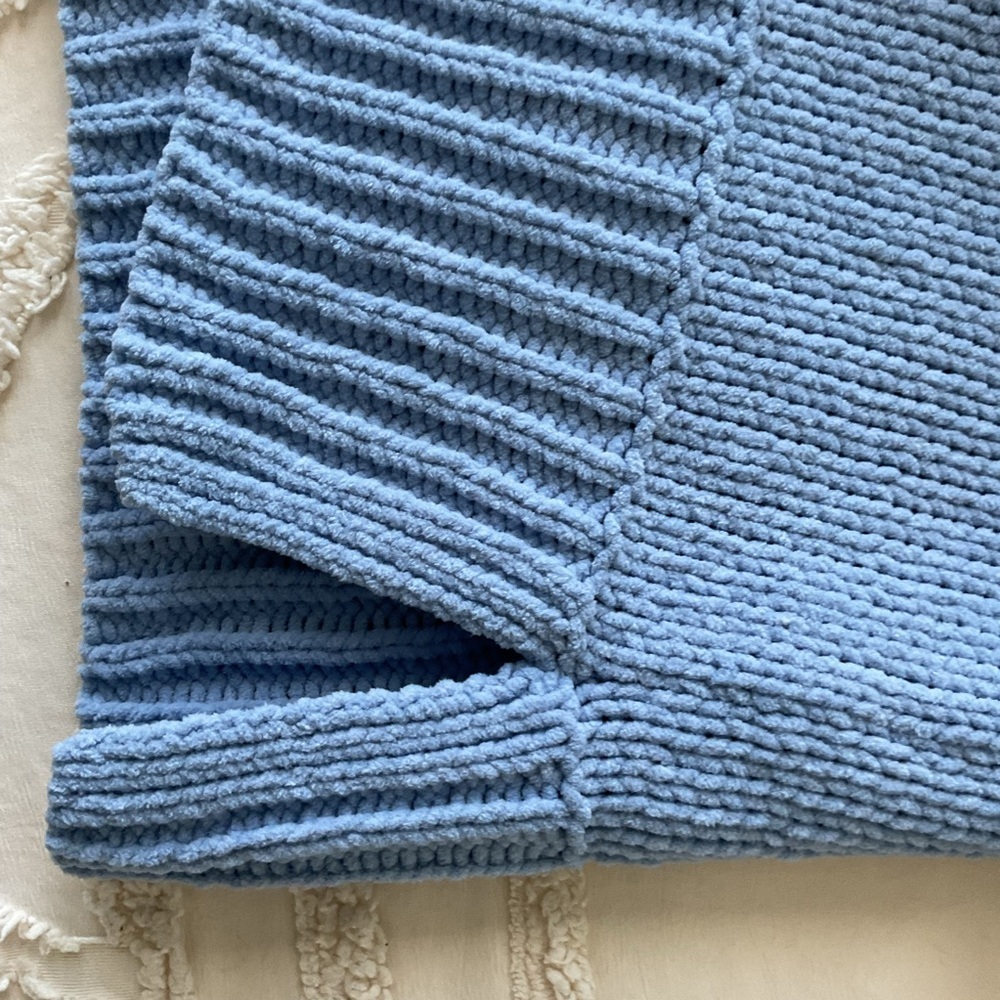 Aerie Light Blue Crew Neck Sweater S - Picture 9 of 10